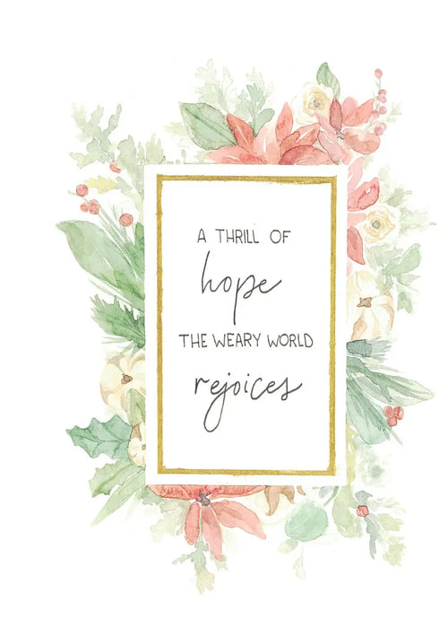 Christmas Card Watercolor Print