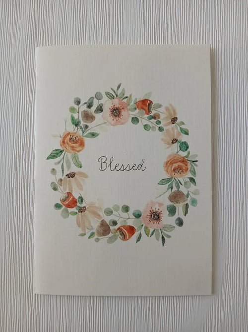 Blessed Watercolor Card Print